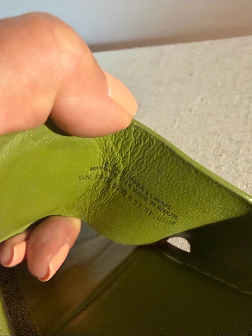 Tory Burch Olive Green Logo Thong Sandals